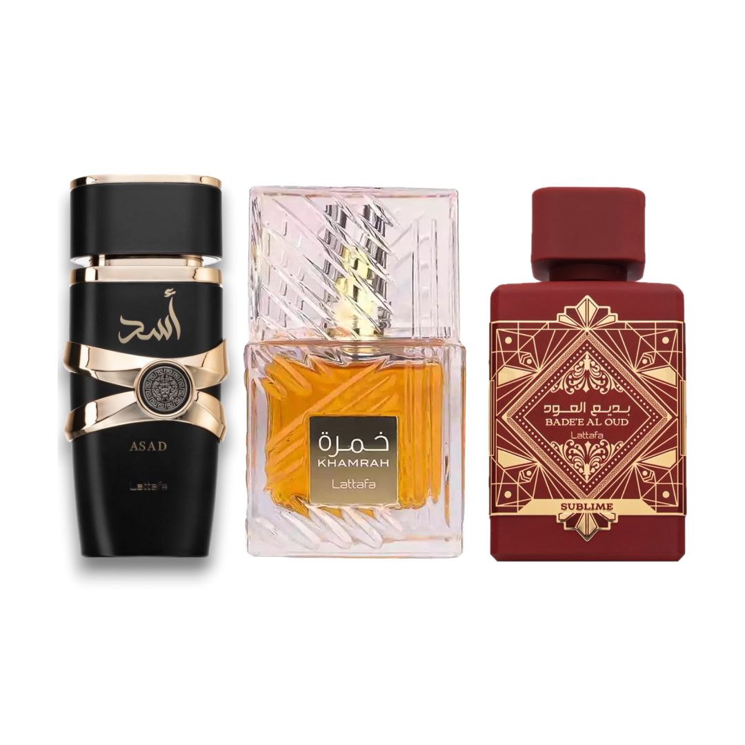 PERFUMES ASAD+KHAMRHA+SUBLIME
