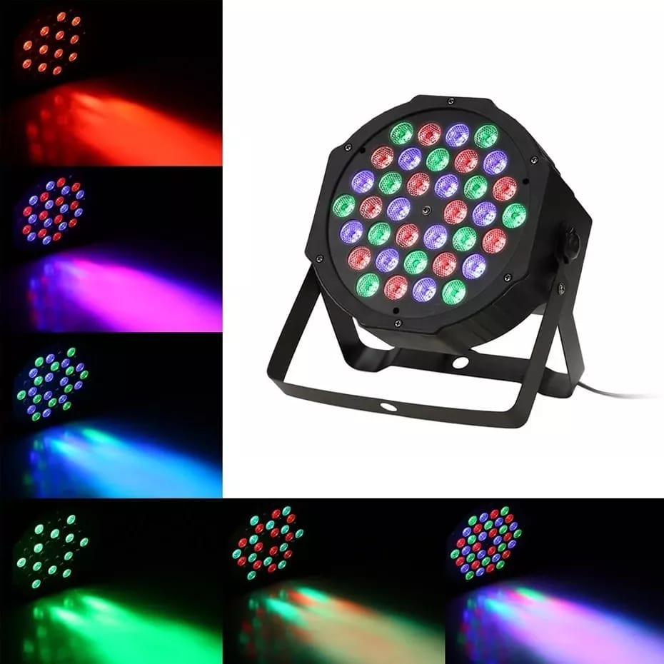 Luz Led Rítmica 36 Leds Fiestas