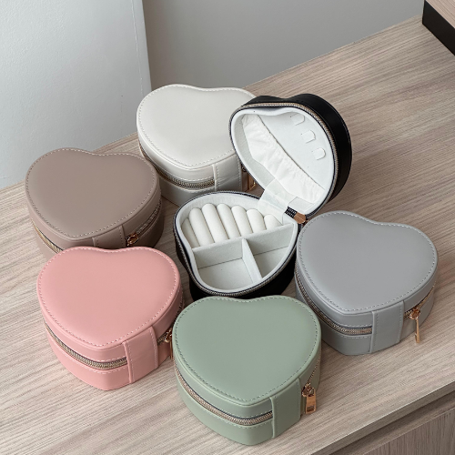 Mini joyero en forma de corazón: ¡organización y elegancia para tus joyas!