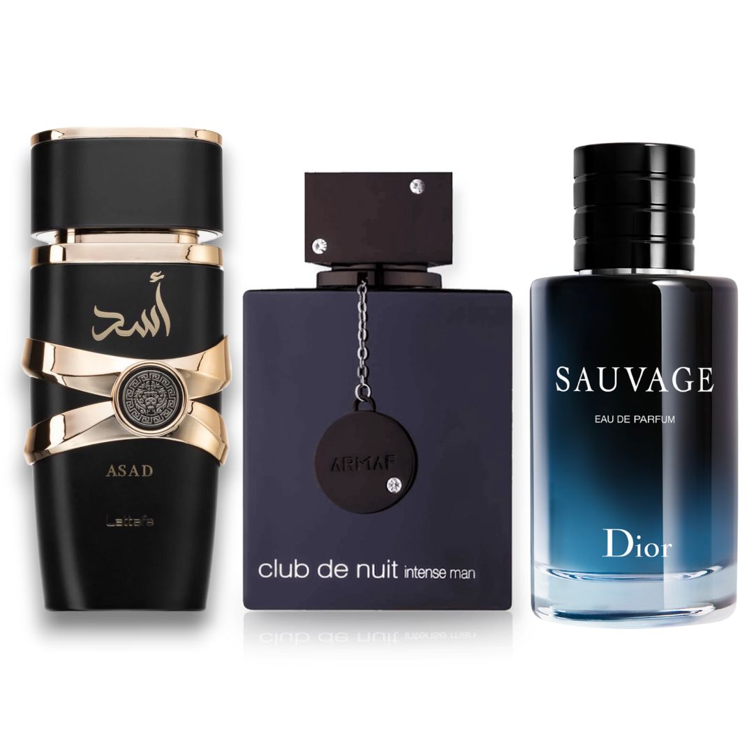 PERFUMES ASAD+CLUBTHENUIT+SAUVAGE 1.1