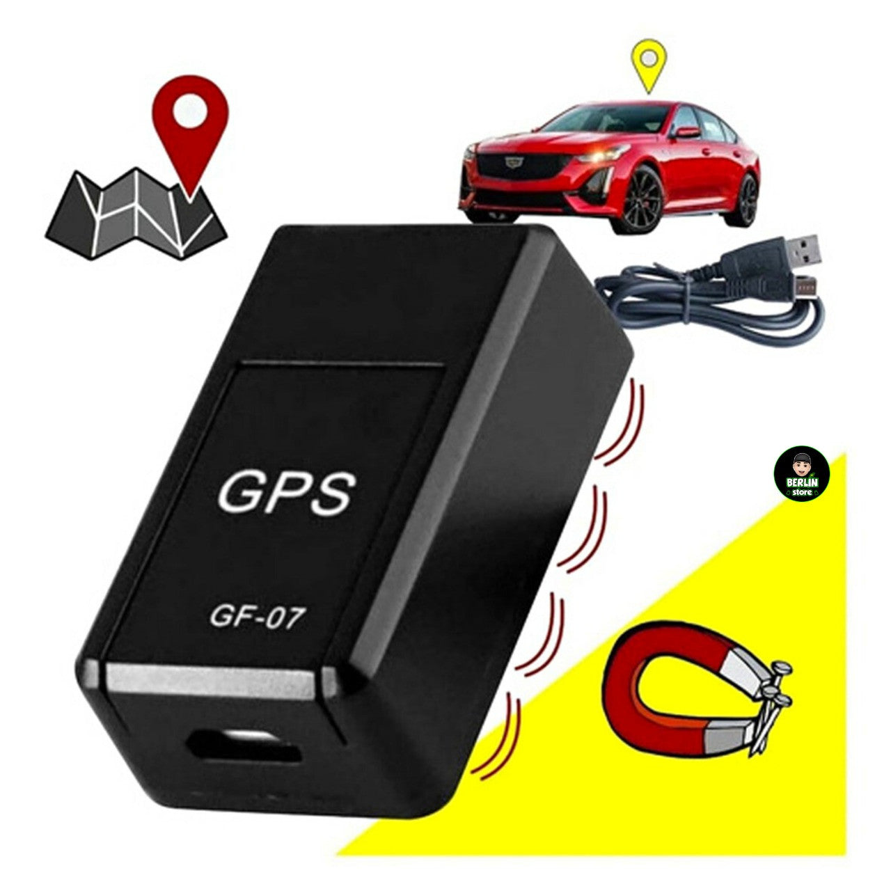 MINI GPS LOCALIZADOR Magnético Antipérdi