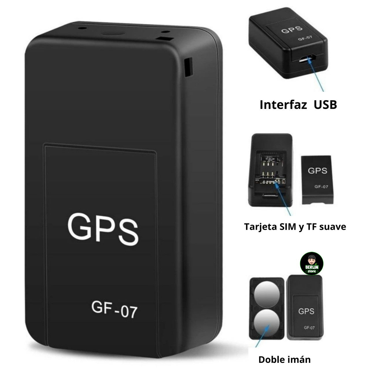 MINI GPS LOCALIZADOR Magnético Antipérdi