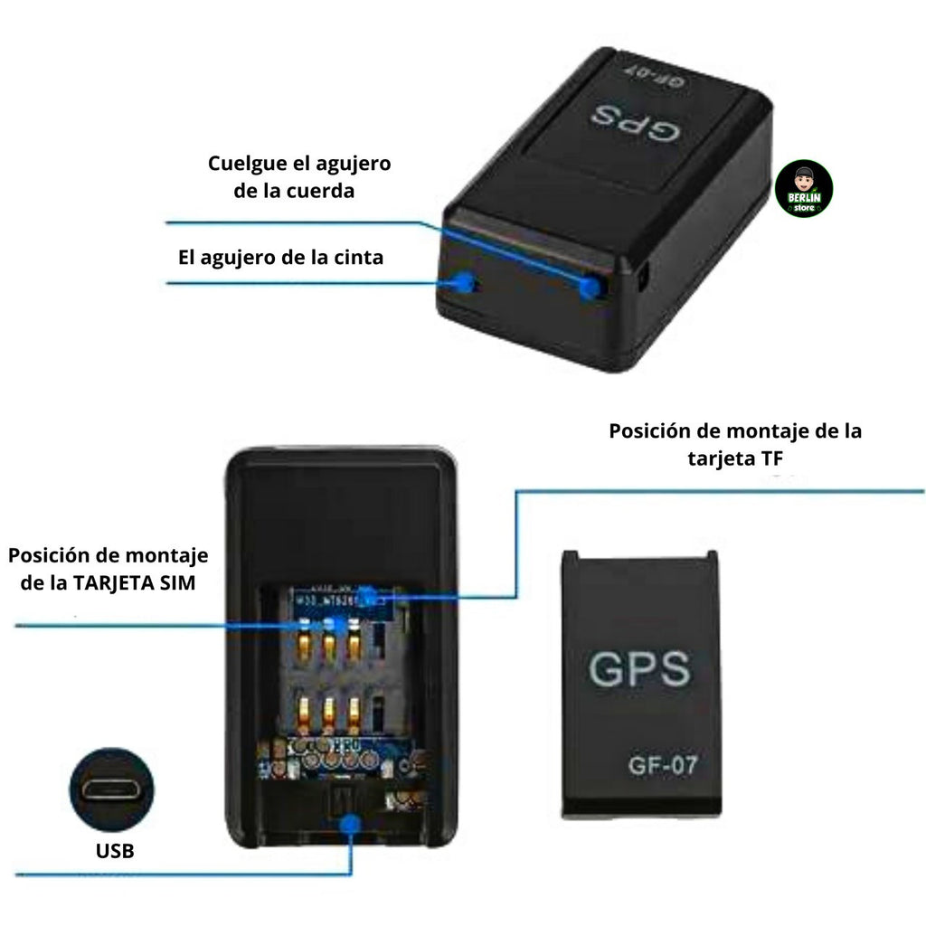 MINI GPS LOCALIZADOR Magnético Antipérdi