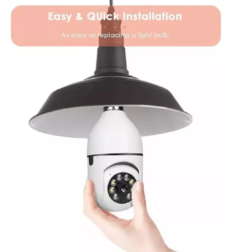 Camara Bombillo de Seguridad 360º