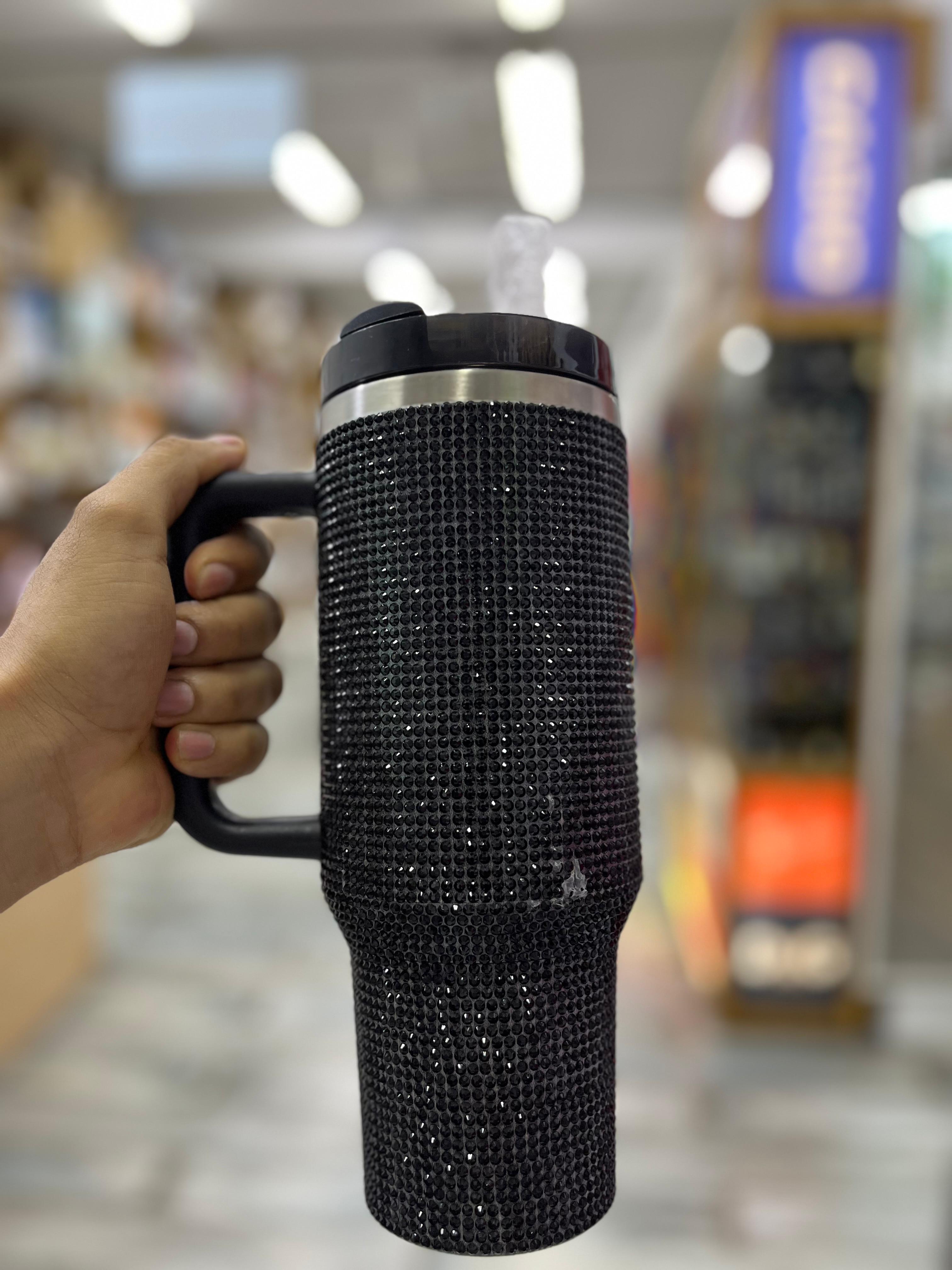 VASO TIPO STANLEY CON PIEDRAS BRILLANTES