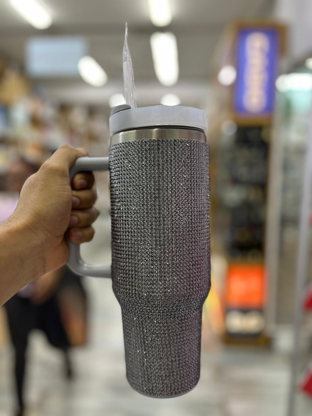 VASO TIPO STANLEY CON PIEDRAS BRILLANTES