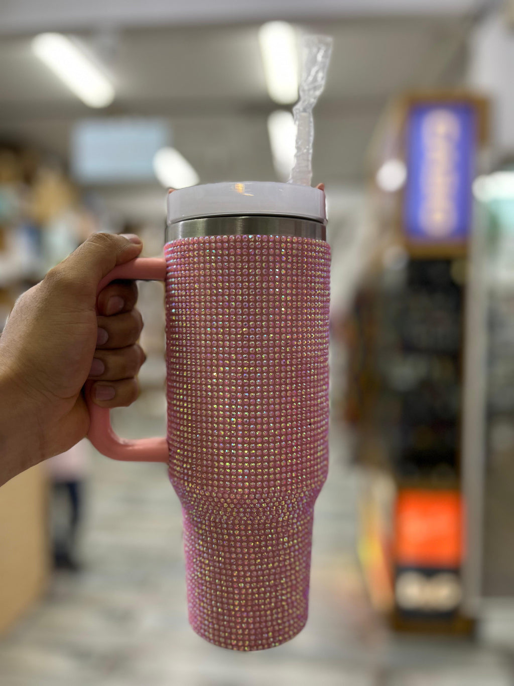 VASO TIPO STANLEY CON PIEDRAS BRILLANTES