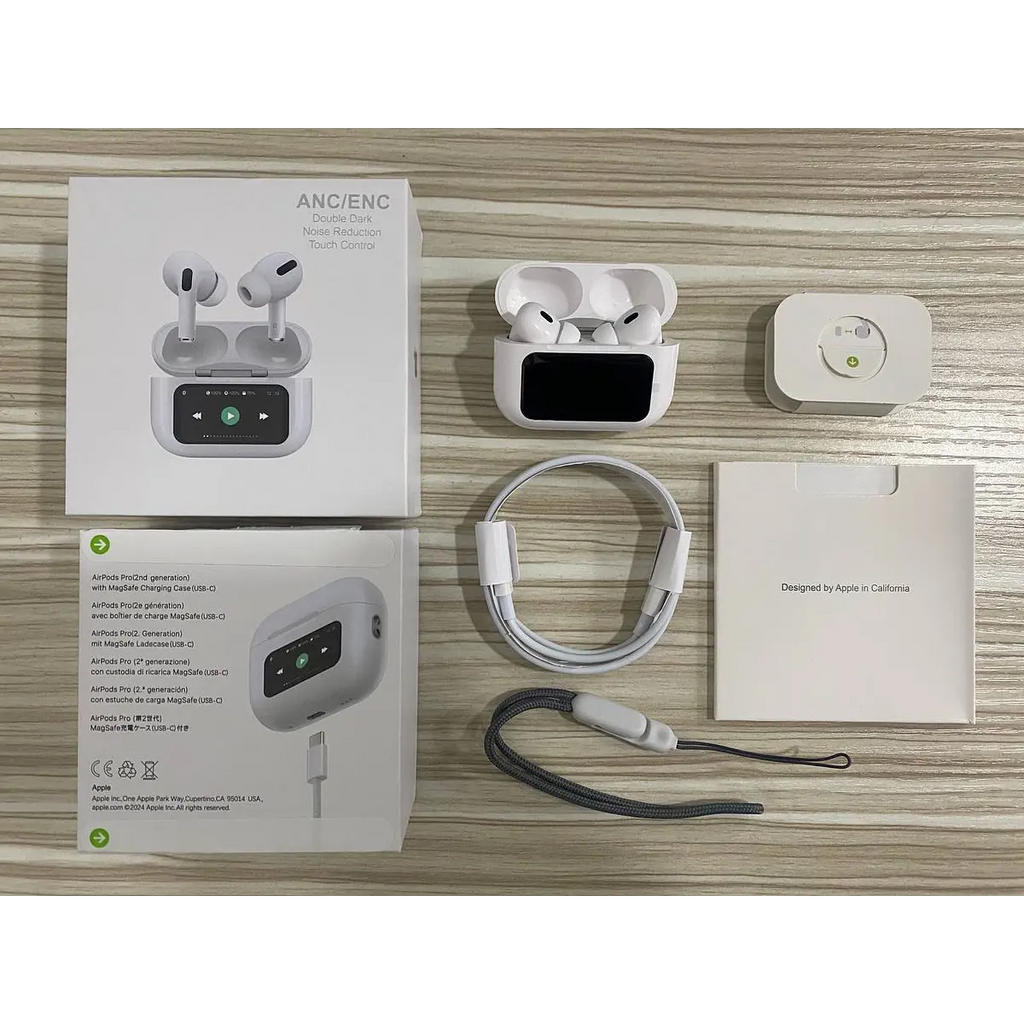 AUDIFONOS AIRPODS PRO 2 CON PANTALLA ANC