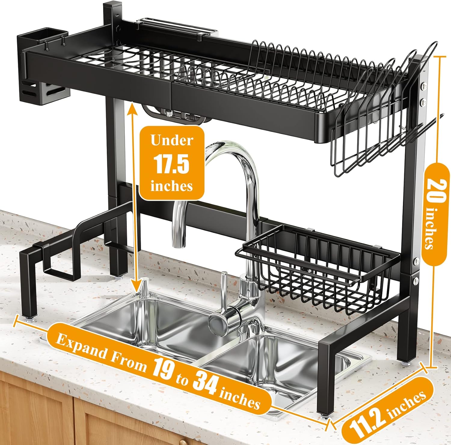 ESCURRIDOR DE PLATOS  EN ACERO INOXIDABL