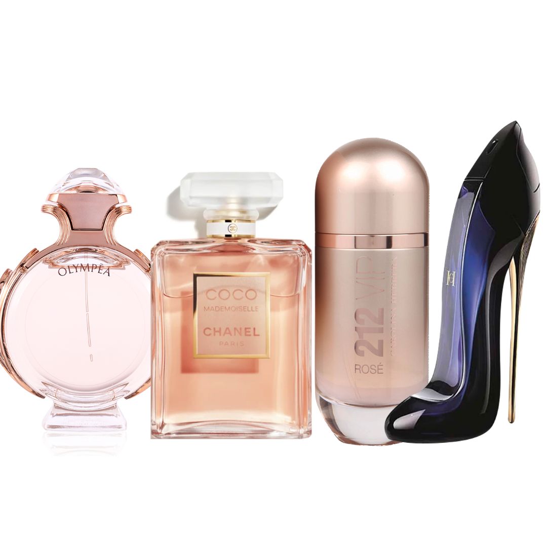 4PERFUMES(GOODGIRL+COCO+212ROSE+OLYMPEA)