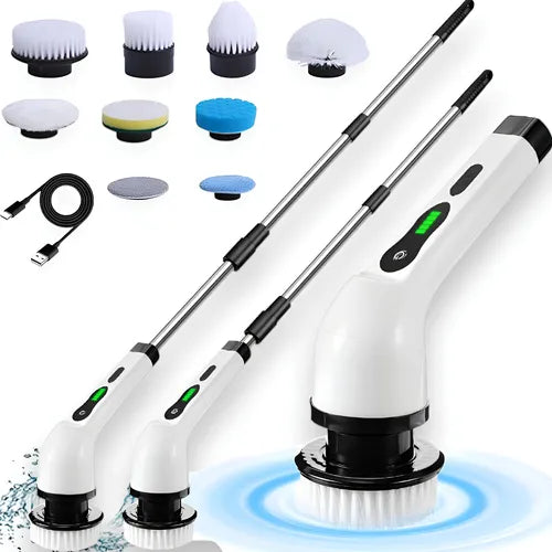 Cepillo de Limpieza Eléctrico Portátil Multiusos 9 En 1 Para El Hogar.